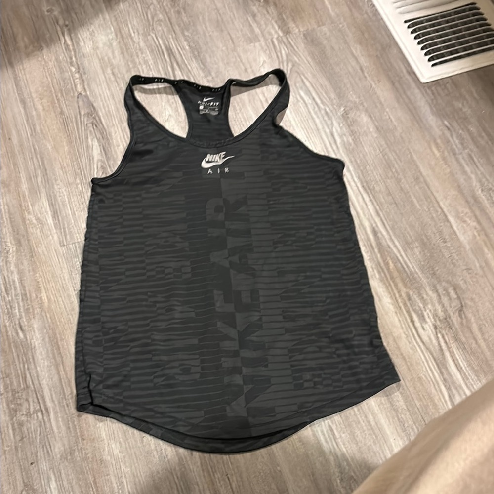 💐Nike Gray Tank Top Athletic Sleeveless Racerback